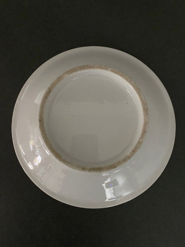 Tasse et sous-tasse en porcelaine de Paris époque Louis-Philippe