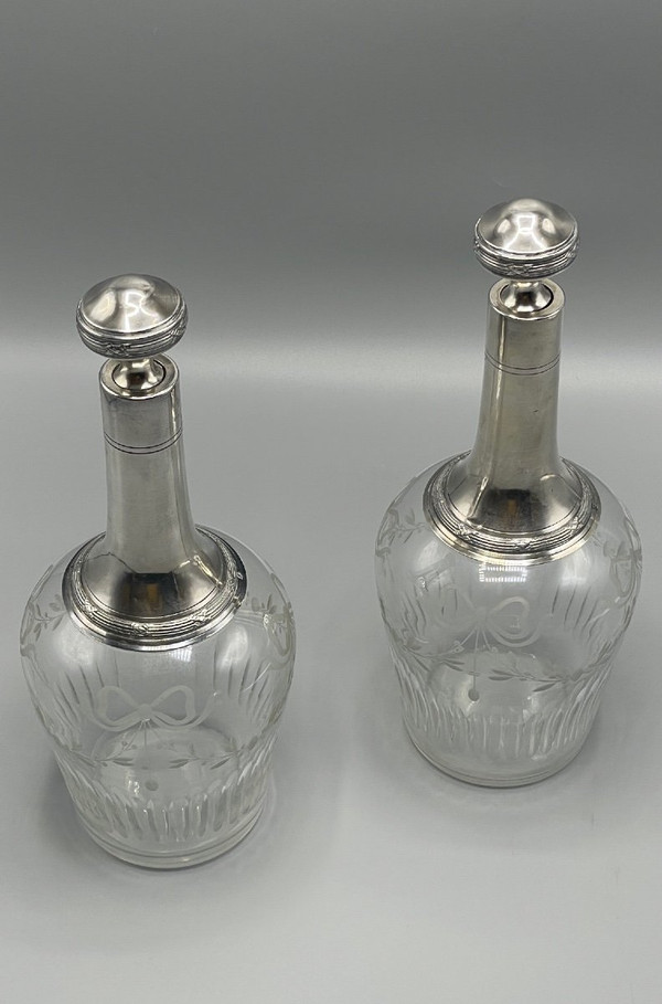 Pair De Carafe Louis XVI