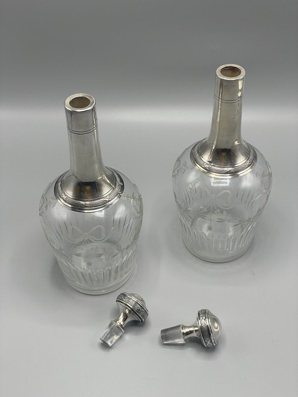 Pair De Carafe Louis XVI