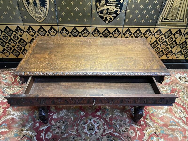 Console - Bureau plat de style Louis XIII