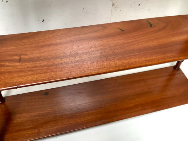 19th century mahogany bookcase shelf