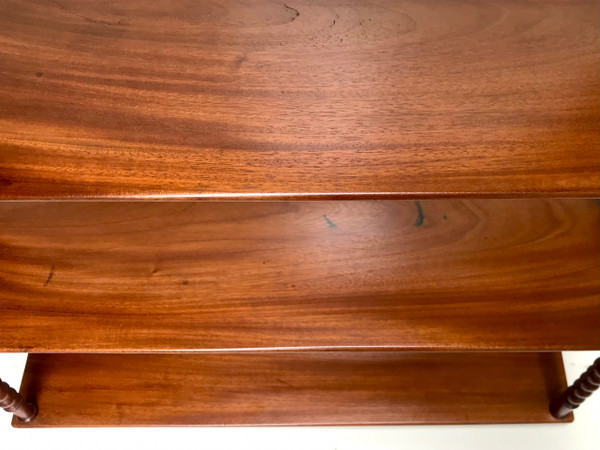 19th century mahogany bookcase shelf