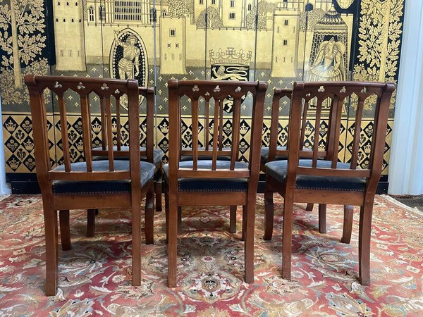 Set of 6 Restoration period chairs