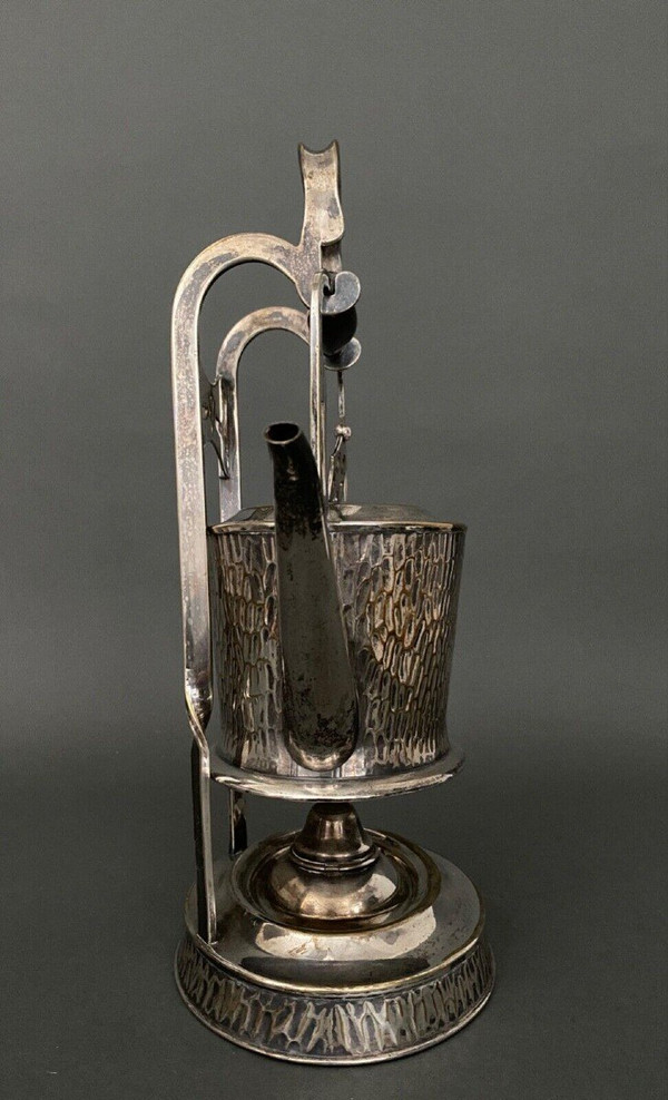 Silver plated samovar 1900 Art Nouveau Arts and Crafts GBN 20th century