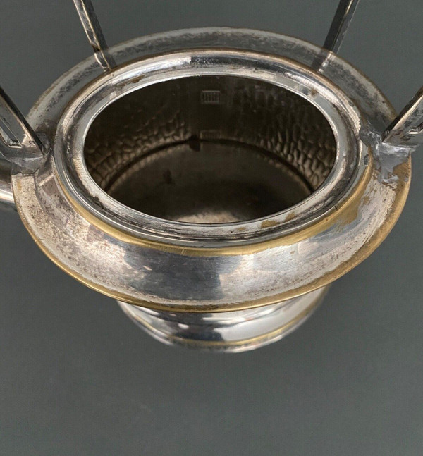Silver plated samovar 1900 Art Nouveau Arts and Crafts GBN 20th century