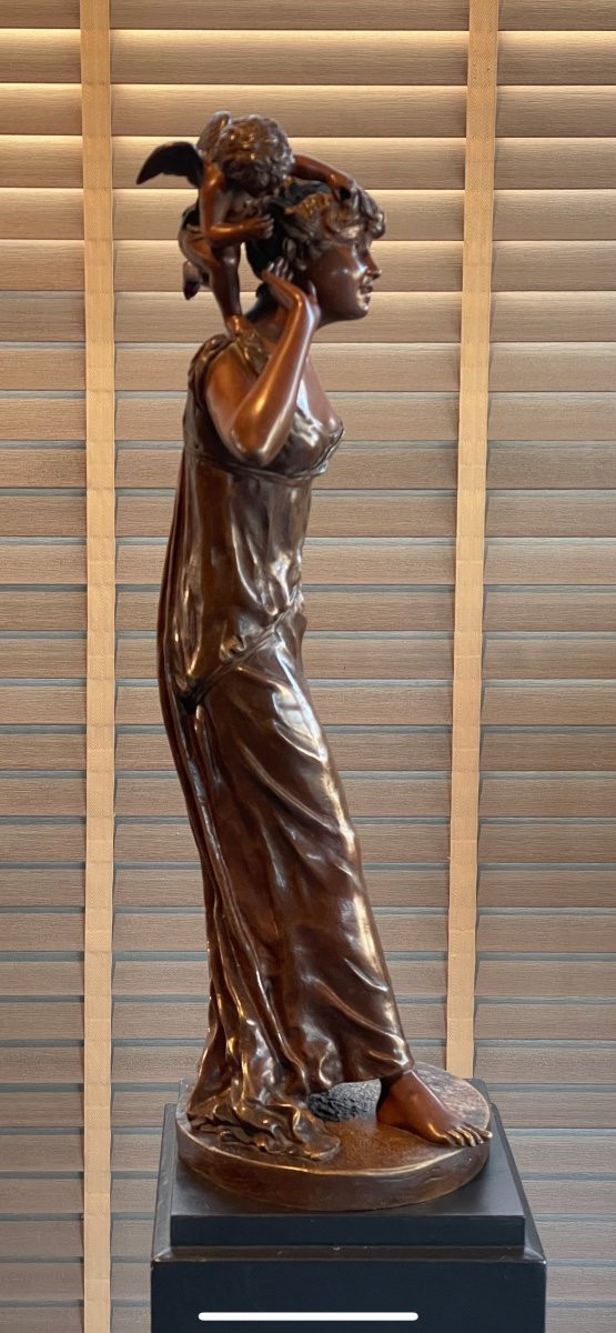 Elegante bronzo del XIX secolo Er. Bisson