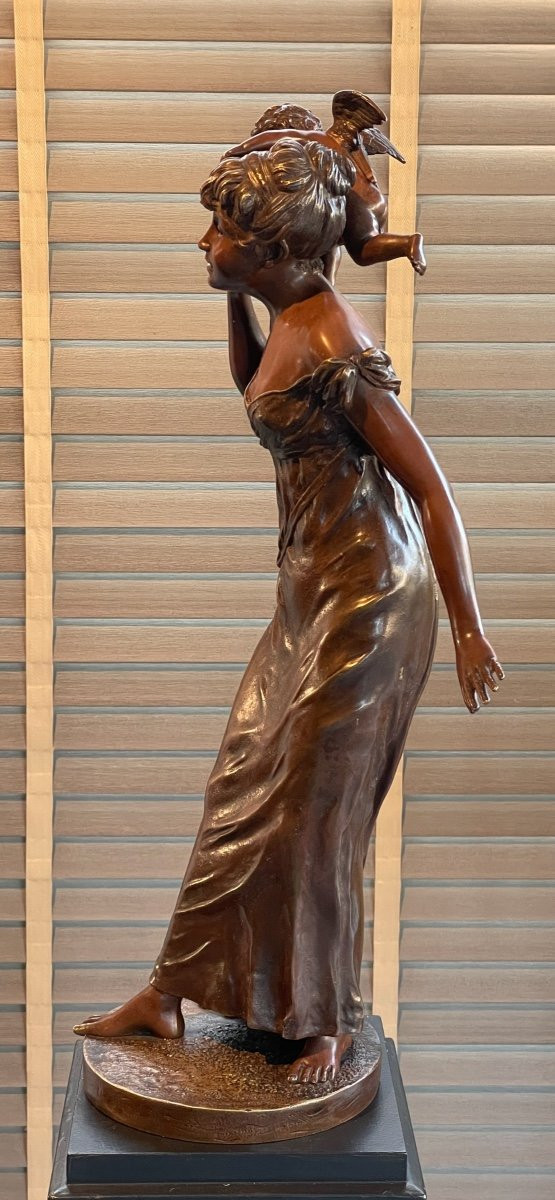 Elegante bronzo del XIX secolo Er. Bisson