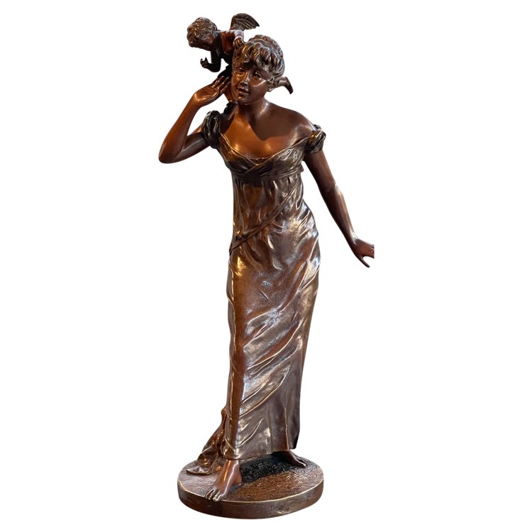 Elegante bronzo del XIX secolo Er. Bisson