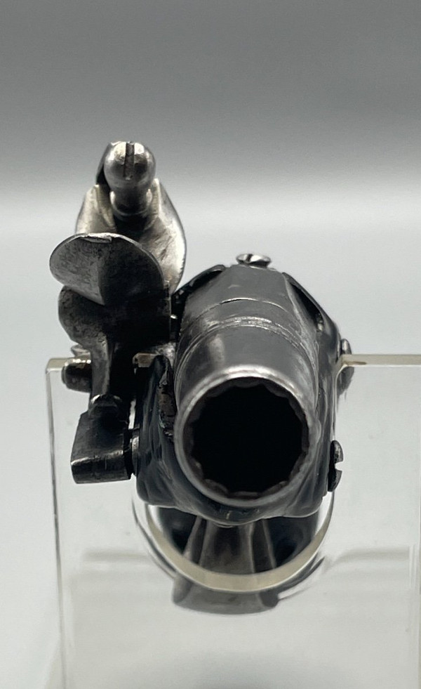 Pistola da viaggio d'epoca Luigi XV