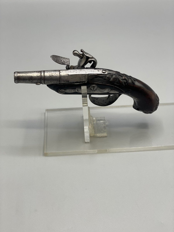 Pistola da viaggio d'epoca Luigi XV