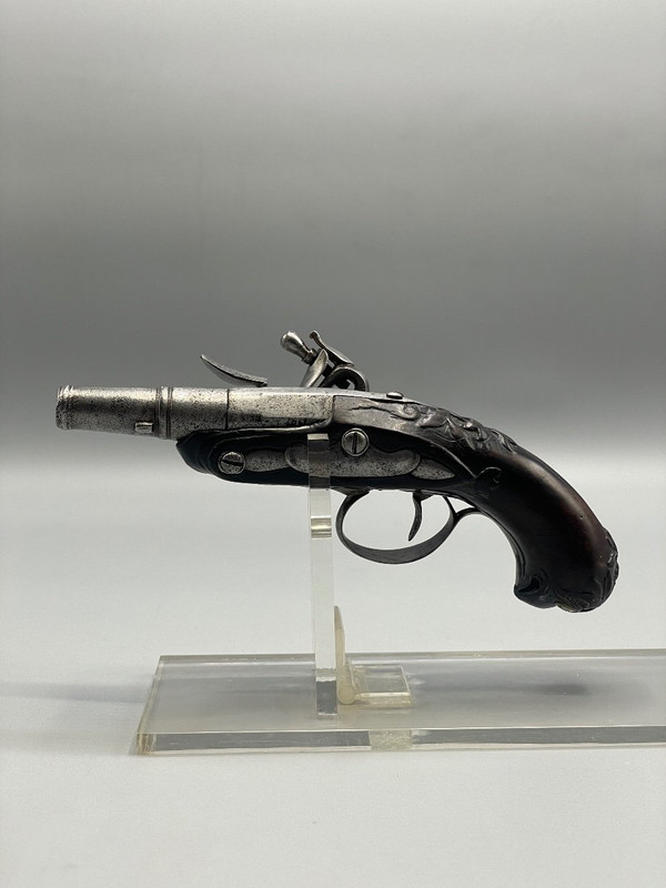 Pistola da viaggio d'epoca Luigi XV