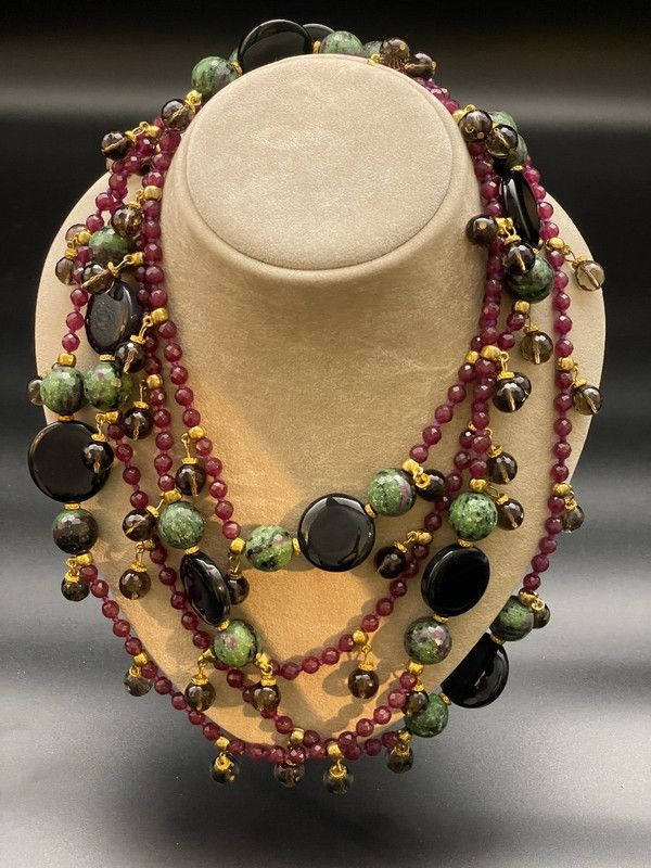  Collana lunga in stile Art Déco