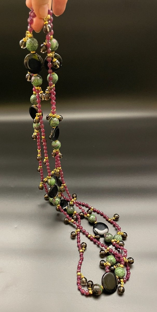  Collana lunga in stile Art Déco