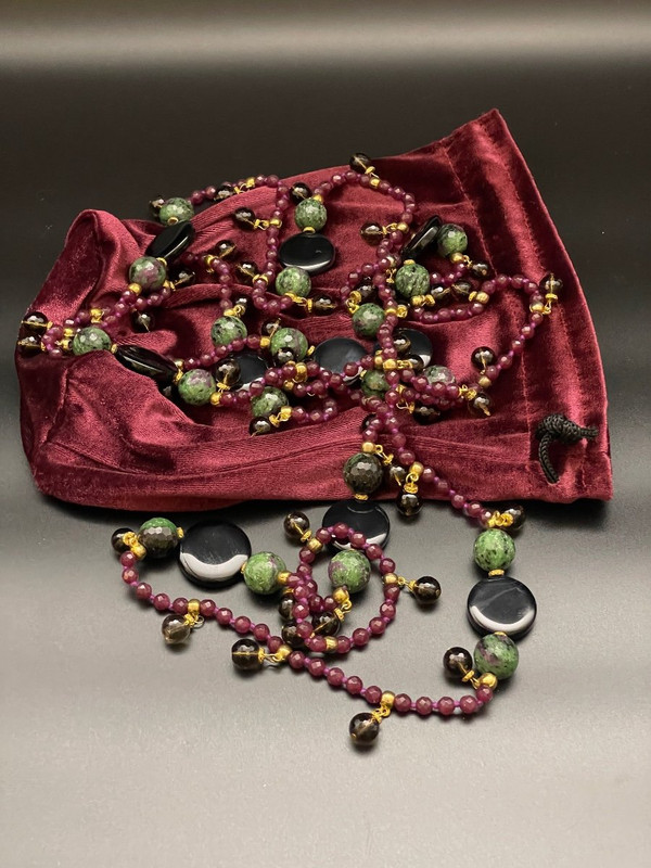  Collana lunga in stile Art Déco