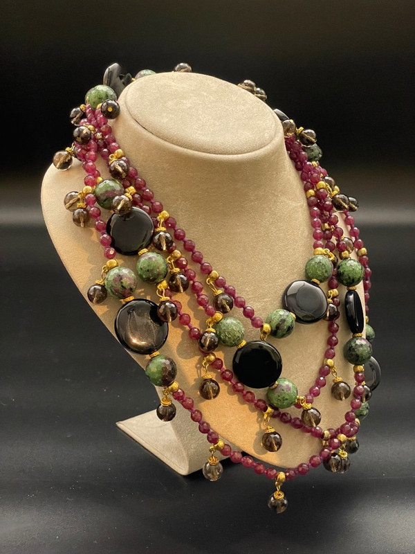  Collana lunga in stile Art Déco