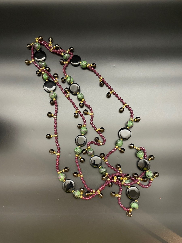  Collana lunga in stile Art Déco