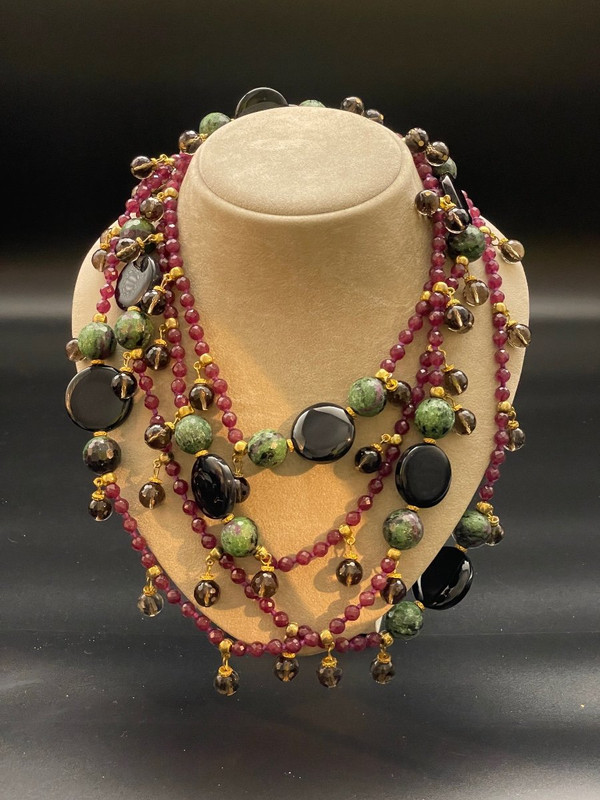  Collana lunga in stile Art Déco