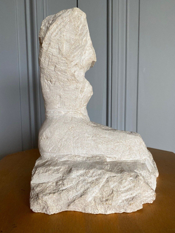 Direktschnitt Skulptur weiblicher Akt XX. Workshop