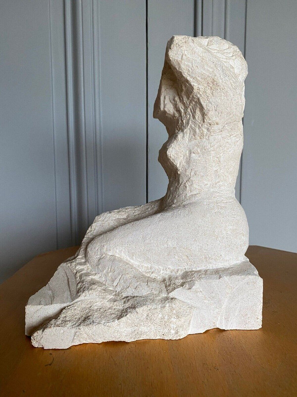 Direktschnitt Skulptur weiblicher Akt XX. Workshop