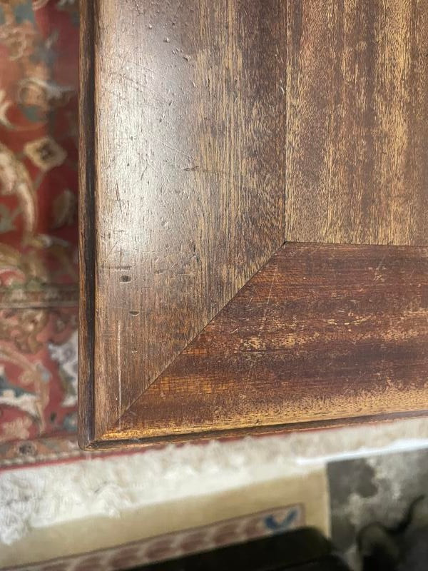 Table de ferme en acajou massif style Directoire 
