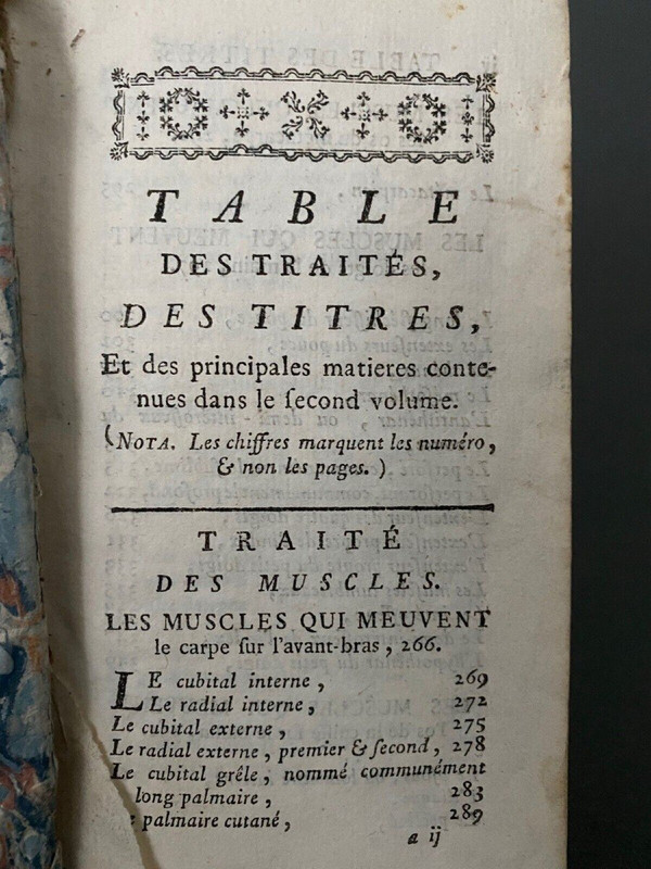 4 tomes Exposition Anatomique de la Structure du Corps Humain 1775