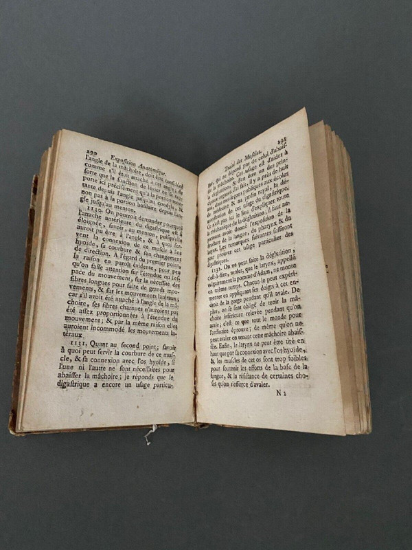 4 tomes Exposition Anatomique de la Structure du Corps Humain 1775