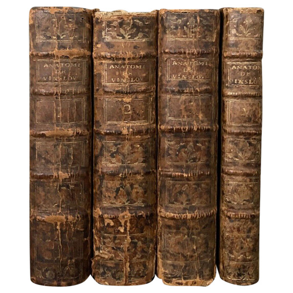4 tomes Exposition Anatomique de la Structure du Corps Humain 1775