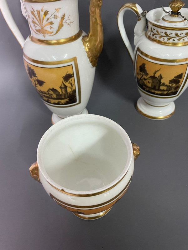 Empire Period Porcelain Coffee Service