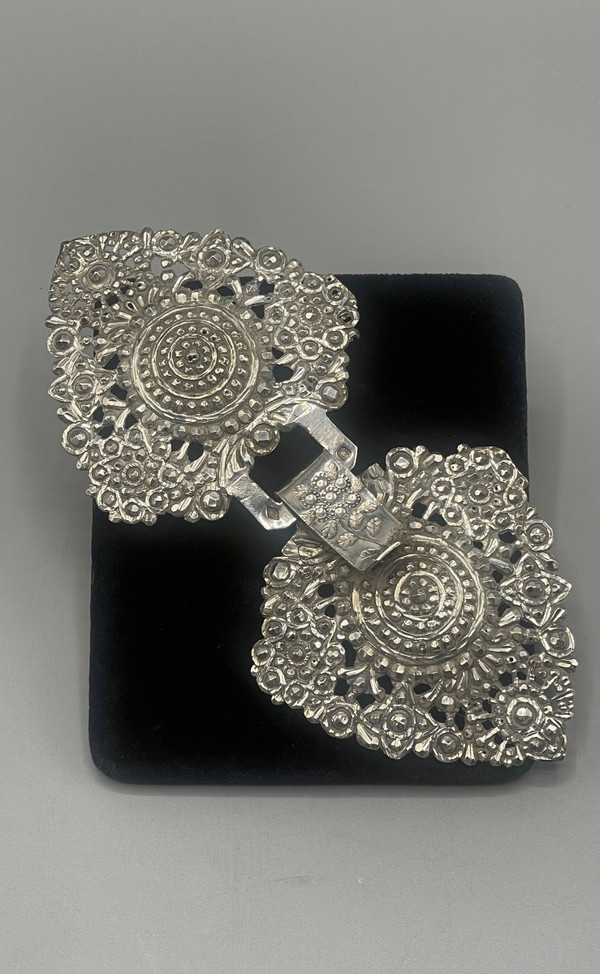 Boucles De Ceinture En Argent Massif