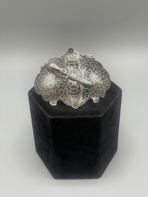 Boucles De Ceinture En Argent Massif