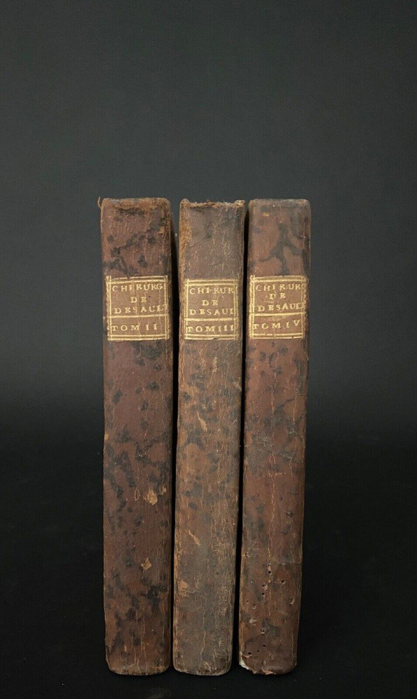 11 Bände medizinische Bücher Osteologie Chirurgie Chemie Nosographien 1790