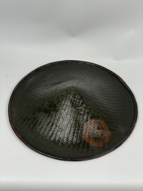 Chapeau De Samouraï Tissé Période Edo