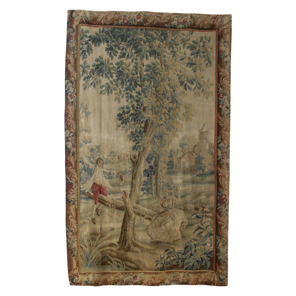 Aubusson Tapestry, Country Game, 18th Century