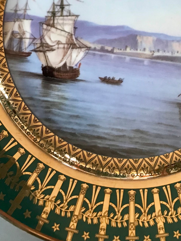 Reissued reproduction of a plate from the service of Emperor Napoleon I known as "from the general quarters"