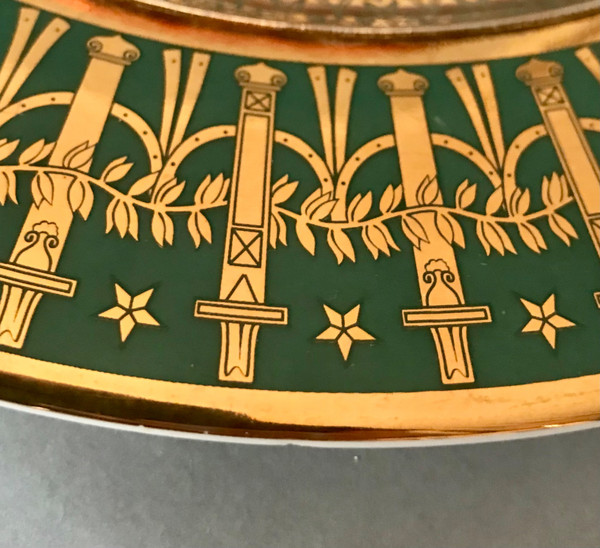 Reissued reproduction of a plate from the service of Emperor Napoleon I known as "from the general quarters"