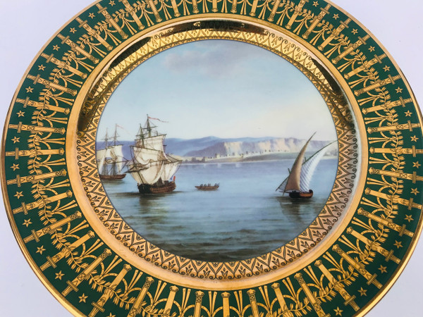 Reissued reproduction of a plate from the service of Emperor Napoleon I known as "from the general quarters"
