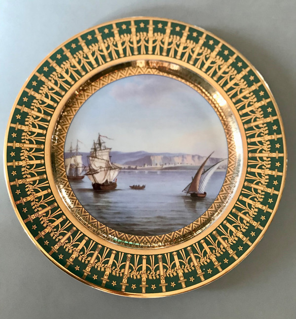 Reissued reproduction of a plate from the service of Emperor Napoleon I known as "from the general quarters"