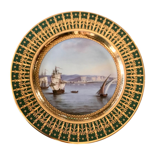 Reissued reproduction of a plate from the service of Emperor Napoleon I known as "from the general quarters"
