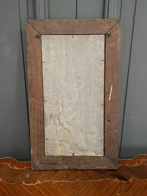 Öl auf Holz, signiert „Felsküstenboote“, Anfang des 20. Jahrhunderts
