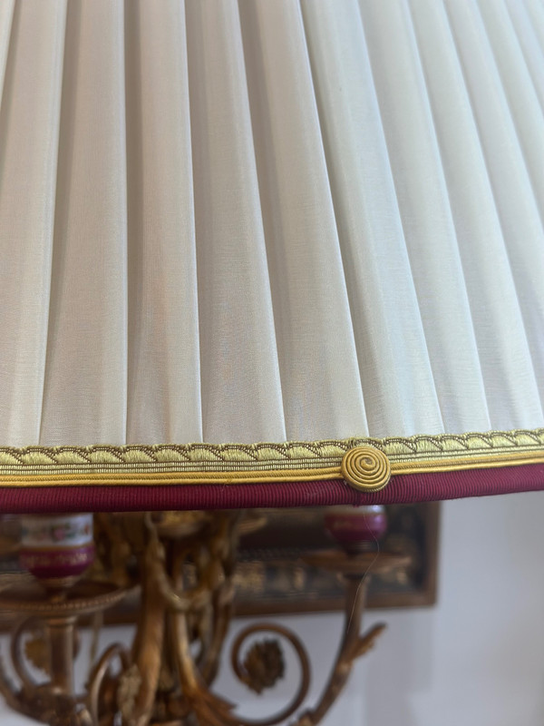 Coppia di lampade in porcellana di Sèvres della fine del XIX secolo 