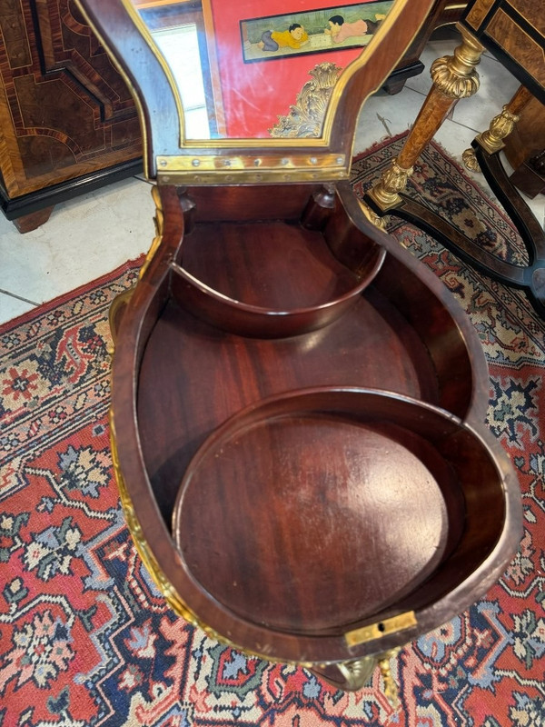 Petite Table de Toilettes Ou Rangement A Bijoux Art Nouveau