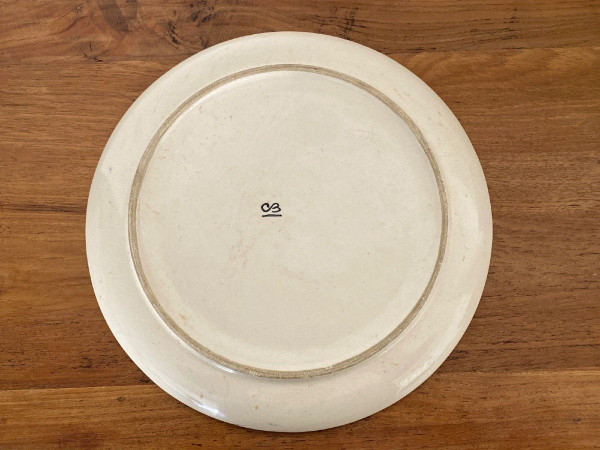 Iznik dish with caravel decoration, monogram CB 20th century
