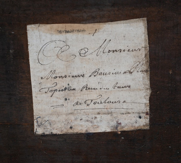 Important Miroir en Bois Doré, époque Louis XV - 1768