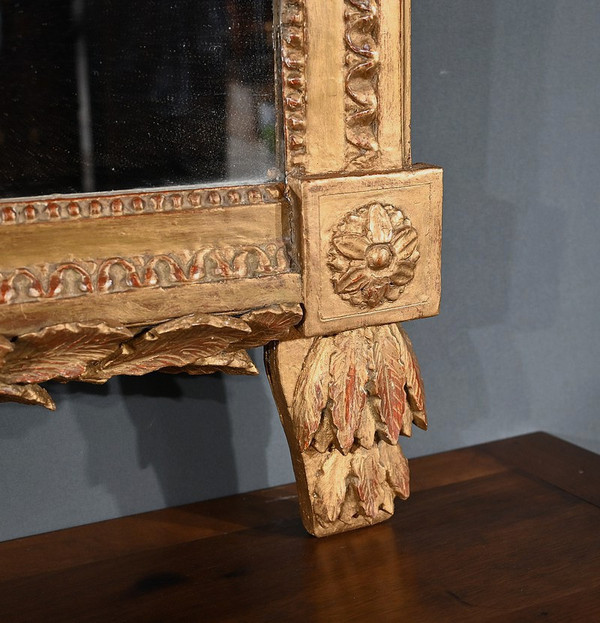 Important Miroir en Bois Doré, époque Louis XV - 1768