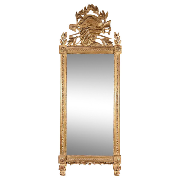 Important Miroir en Bois Doré, époque Louis XV - 1768