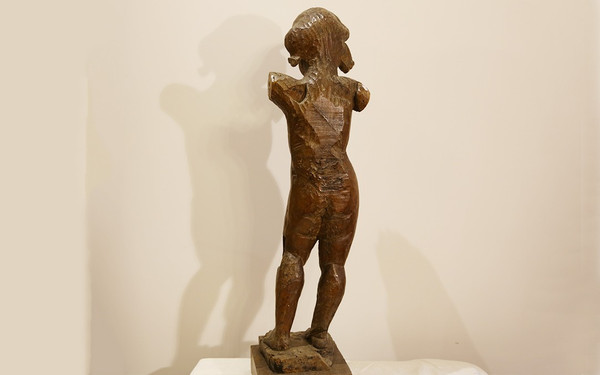 17th century wood carving sculpture 