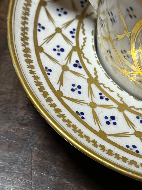 Tazza tremante manifattura della fine del XVIII secolo di Faubourg Saint Lazare - così com'è 