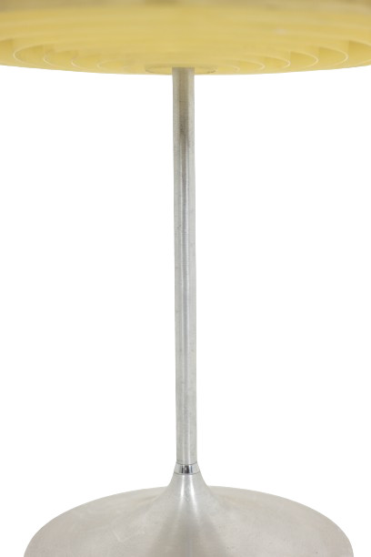Pilzlampe aus Edelstahl, 1970er Jahre LS4721251