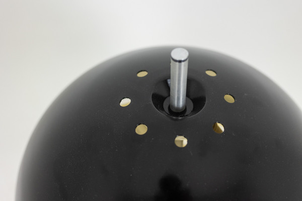 Pilzlampe aus Edelstahl, 1970er Jahre LS4721251