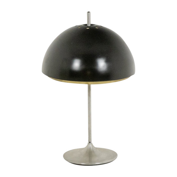 Pilzlampe aus Edelstahl, 1970er Jahre LS4721251